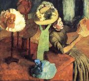 Edgar Degas La Boutique de Mode painting